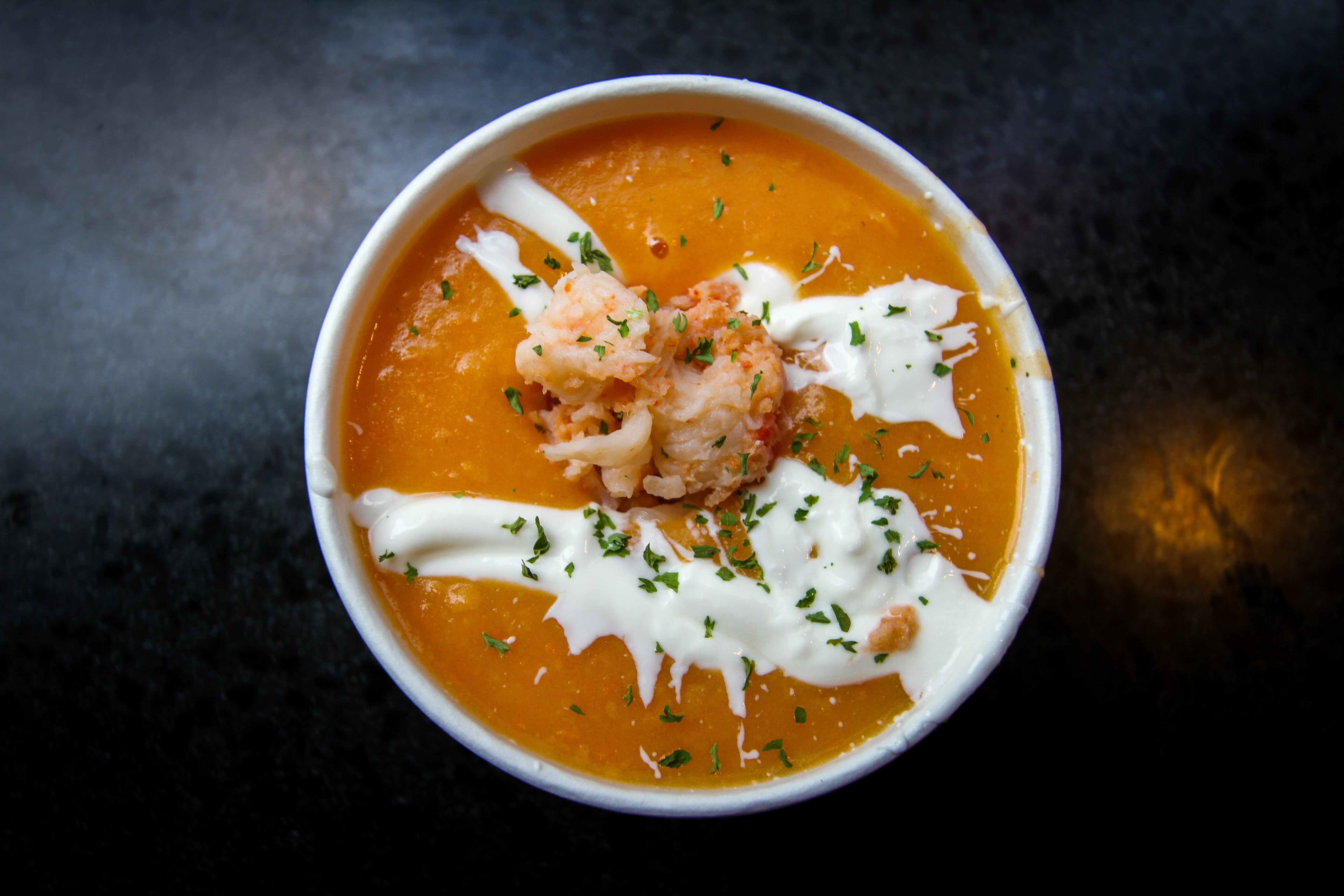 Lobster Bisque with Coconut Milk